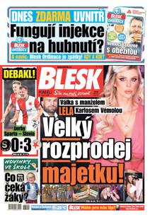 Obálka BLESK - 31.8.2026