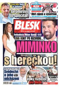 Obálka BLESK - 9.9.2026