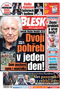Obálka BLESK - 10.9.2026