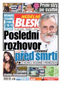 Obálka NEDĚLNÍ BLESK - 37/2026