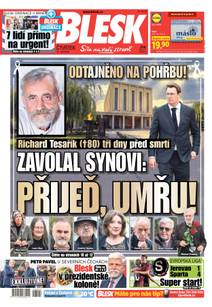 Obálka BLESK - 17.9.2026