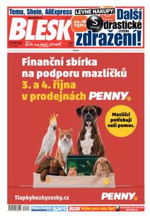 Obálka BLESK - 1.10.2026