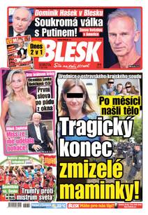 Obálka BLESK - 3.10.2026