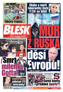 Obálka BLESK - 7.10.2026