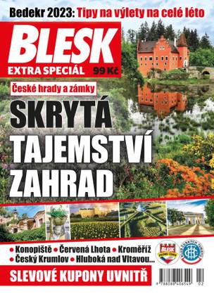 Obálka Bedekr 2023 Skrytá tajemství zahrad