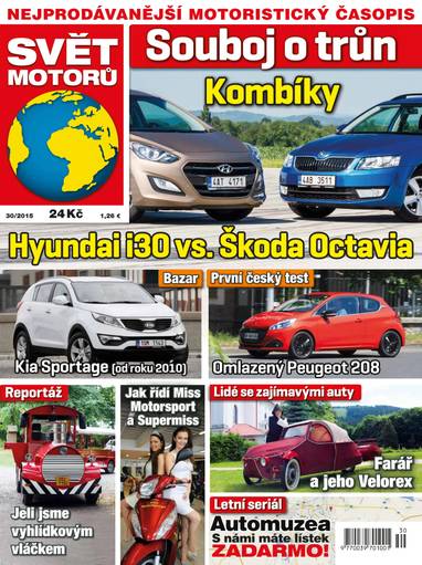 Časopis SVĚT MOTORŮ - 30/15 - CZECH NEWS CENTER a. s.