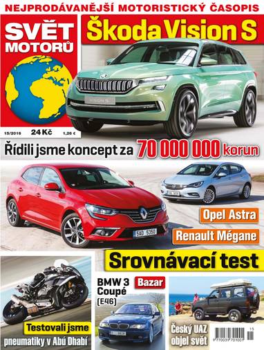 Časopis SVĚT MOTORŮ - 15/16 - CZECH NEWS CENTER a. s.