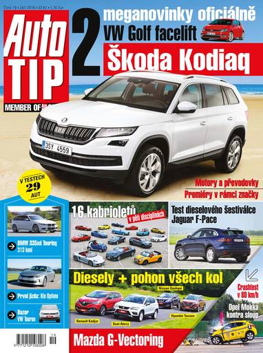 Časopis Auto TIP - 19/16 - CZECH NEWS CENTER a. s.