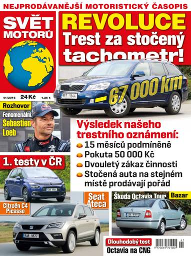 Časopis SVĚT MOTORŮ - 41/16 - CZECH NEWS CENTER a. s.