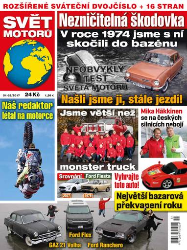 Časopis SVĚT MOTORŮ - 51-52/17 - CZECH NEWS CENTER a. s.