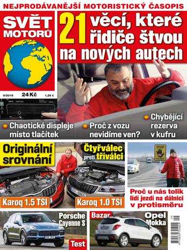 Časopis SVĚT MOTORŮ - 09/18 - CZECH NEWS CENTER a. s.