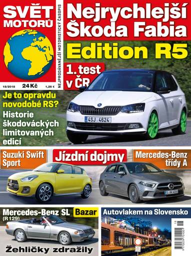Časopis SVĚT MOTORŮ - 18/18 - CZECH NEWS CENTER a. s.