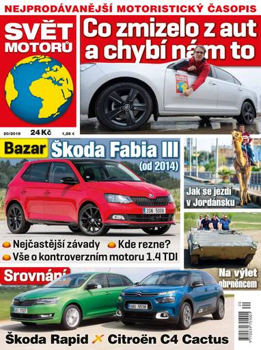 Časopis SVĚT MOTORŮ - 20/18 - CZECH NEWS CENTER a. s.