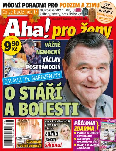 Časopis Aha! pro ženy - 38/18 - CZECH NEWS CENTER a. s.