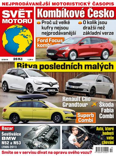 Časopis SVĚT MOTORŮ - 2/2019 - CZECH NEWS CENTER a. s.