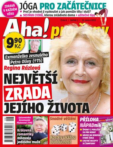 Časopis Aha! pro ženy - 8/2019 - CZECH NEWS CENTER a. s.