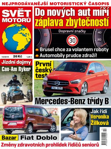 Časopis SVĚT MOTORŮ - 14/2019 - CZECH NEWS CENTER a. s.