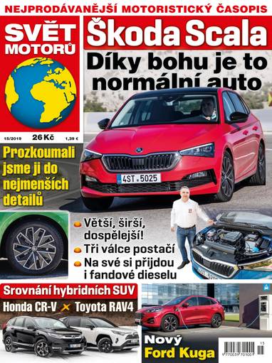 Časopis SVĚT MOTORŮ - 15/2019 - CZECH NEWS CENTER a. s.