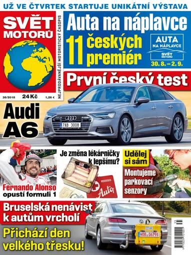 Časopis SVĚT MOTORŮ - 35/18 - CZECH NEWS CENTER a. s.