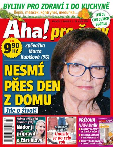 Časopis Aha! pro ženy - 33/2019 - CZECH NEWS CENTER a. s.