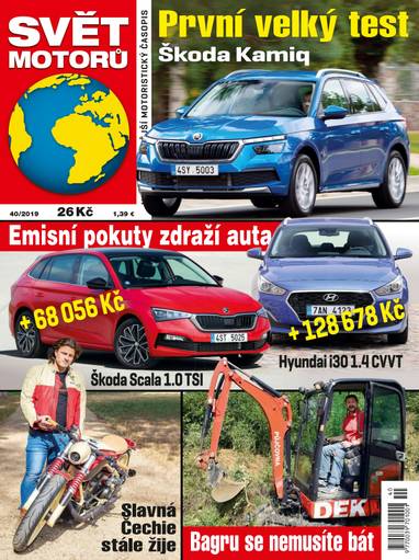 Časopis SVĚT MOTORŮ - 40/2019 - CZECH NEWS CENTER a. s.