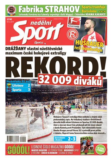 nedělní Sport - 1/2020 - CZECH NEWS CENTER a. s.