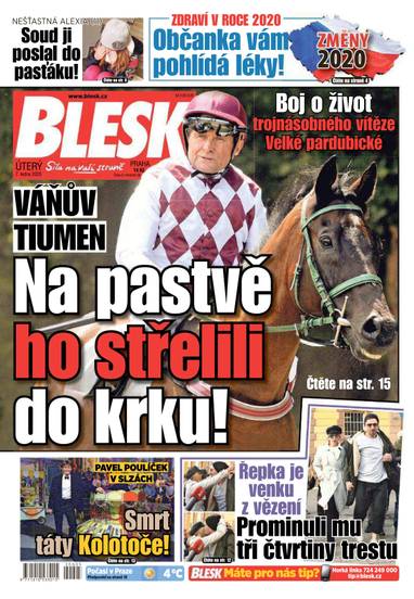 BLESK - 7.1.2020 - CZECH NEWS CENTER a. s.
