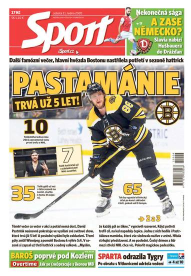 Sport - 11.1.2020 - CZECH NEWS CENTER a. s.
