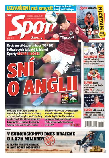 Sport - 17.1.2020 - CZECH NEWS CENTER a. s.
