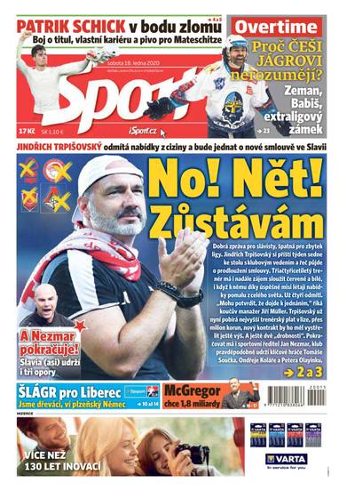 Sport - 18.1.2020 - CZECH NEWS CENTER a. s.