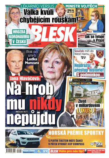 BLESK - 29.1.2020 - CZECH NEWS CENTER a. s.