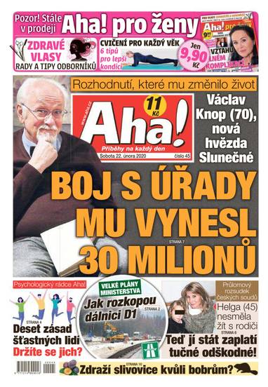Aha! - 22.2.2020 - CZECH NEWS CENTER a. s.