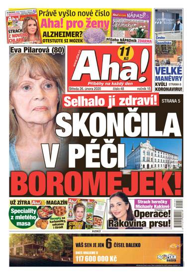Aha! - 26.2.2020 - CZECH NEWS CENTER a. s.