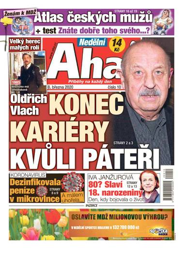 Nedělní Aha! - 10/2020 - CZECH NEWS CENTER a. s.