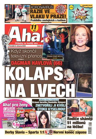 Aha! - 9.3.2020 - CZECH NEWS CENTER a. s.