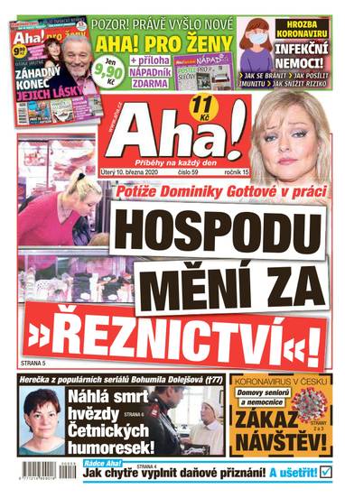 Aha! - 10.3.2020 - CZECH NEWS CENTER a. s.