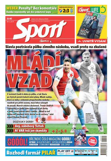Sport - 10.3.2020 - CZECH NEWS CENTER a. s.