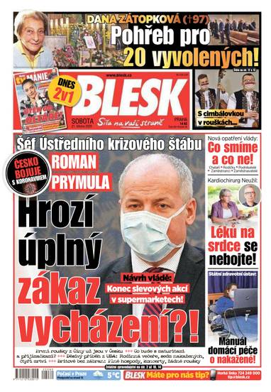 BLESK - 21.3.2020 - CZECH NEWS CENTER a. s.