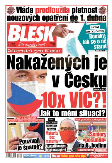 BLESK - 24.3.2020 - CZECH NEWS CENTER a. s.