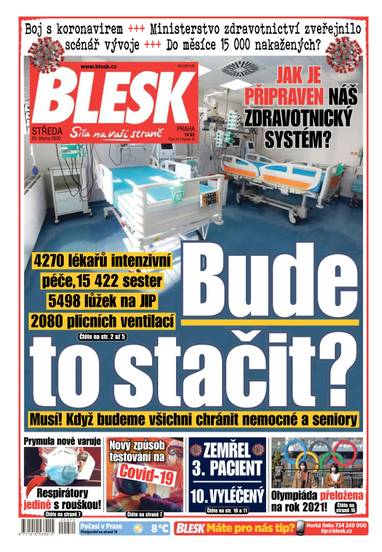 BLESK - 25.3.2020 - CZECH NEWS CENTER a. s.