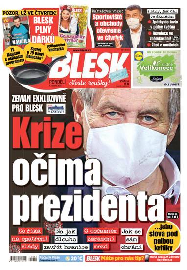 BLESK - 6.4.2020 - CZECH NEWS CENTER a. s.
