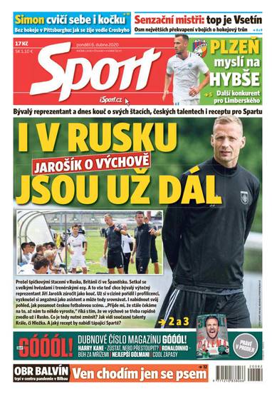 Sport - 6.4.2020 - CZECH NEWS CENTER a. s.