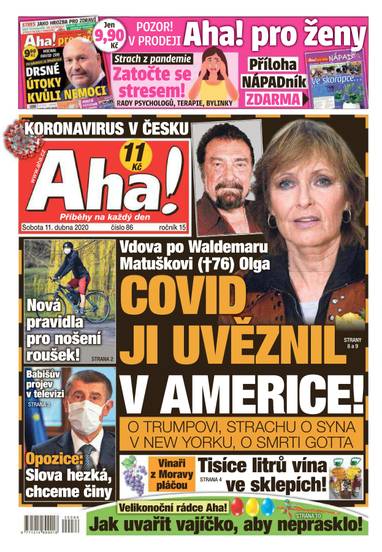 Aha! - 11.4.2020 - CZECH NEWS CENTER a. s.