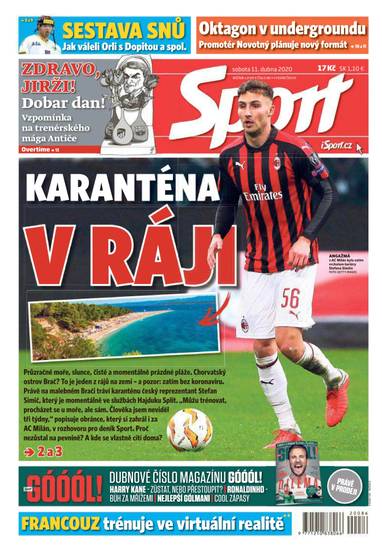 Sport - 11.4.2020 - CZECH NEWS CENTER a. s.