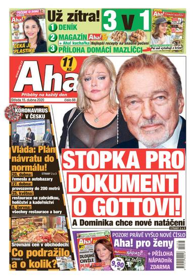 Aha! - 15.4.2020 - CZECH NEWS CENTER a. s.