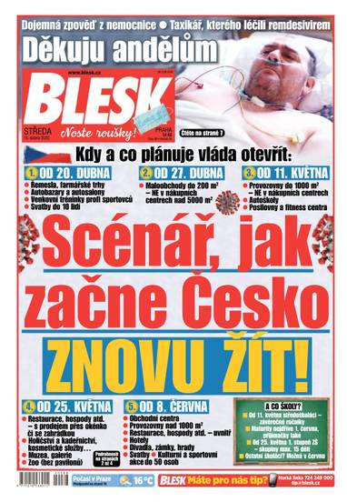 BLESK - 15.4.2020 - CZECH NEWS CENTER a. s.