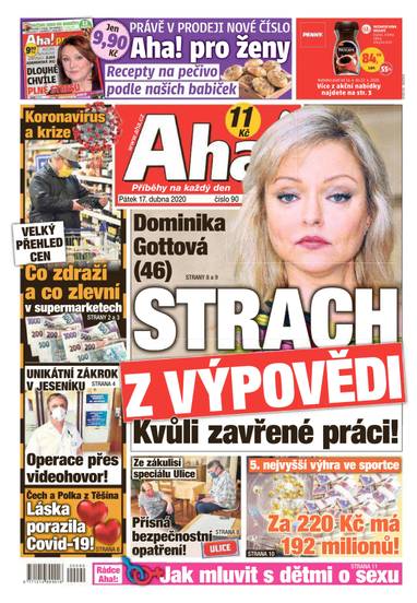 Aha! - 17.4.2020 - CZECH NEWS CENTER a. s.