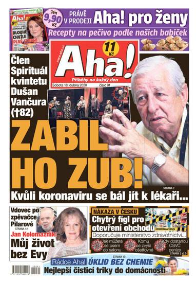 Aha! - 18.4.2020 - CZECH NEWS CENTER a. s.