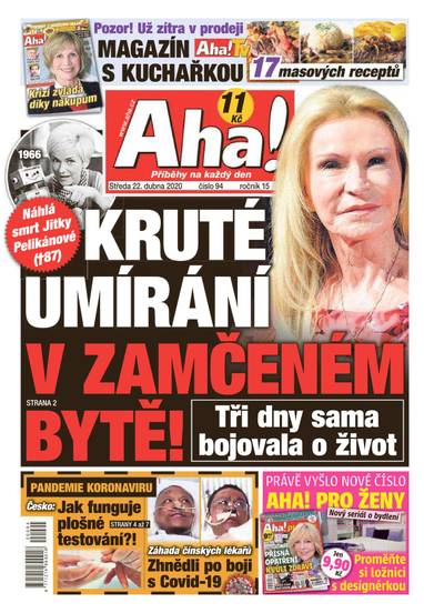 Aha! - 22.4.2020 - CZECH NEWS CENTER a. s.