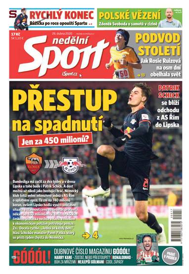 nedělní Sport - 17/2020 - CZECH NEWS CENTER a. s.